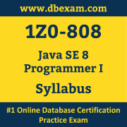 1Z0-808 Syllabus, 1Z0-808 Latest Dumps PDF, Oracle Java SE Programmer I Dumps, 1Z0-808 Free Download PDF Dumps, Java SE Programmer I Dumps