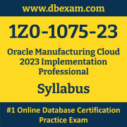 1Z0-1075-23 Syllabus, 1Z0-1075-23 Latest Dumps PDF, Oracle Manufacturing Cloud Implementation Professional Dumps, 1Z0-1075-23 Free Download PDF Dumps, Manufacturing Cloud Implementation Professional Dumps