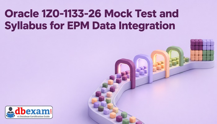 Oracle 1Z0-1133-26 mock test and syllabus cover for Cloud EPM Data Integration