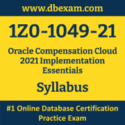 1Z0-1049-21 Syllabus, 1Z0-1049-21 Latest Dumps PDF, Oracle Compensation Cloud Implementation Essentials Dumps, 1Z0-1049-21 Free Download PDF Dumps, Compensation Cloud Implementation Essentials Dumps