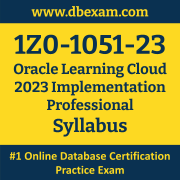 1Z0-1051-23 Syllabus, 1Z0-1051-23 Latest Dumps PDF, Oracle Learning Cloud Implementation Professional Dumps, 1Z0-1051-23 Free Download PDF Dumps, Learning Cloud Implementation Professional Dumps