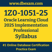 1Z0-1051-25 Syllabus, 1Z0-1051-25 Latest Dumps PDF, Oracle Learning Cloud Implementation Professional Dumps, 1Z0-1051-25 Free Download PDF Dumps, Learning Cloud Implementation Professional Dumps