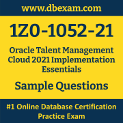 1Z0-1052-21 Syllabus, 1Z0-1052-21 Latest Dumps PDF, Oracle Talent Management Cloud Implementation Essentials Dumps, 1Z0-1052-21 Free Download PDF Dumps, Talent Management Cloud Implementation Essentials Dumps