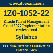 1Z0-1052-22 Syllabus, 1Z0-1052-22 Latest Dumps PDF, Oracle Talent Management Cloud Implementation Professional Dumps, 1Z0-1052-22 Free Download PDF Dumps, Talent Management Cloud Implementation Professional Dumps