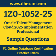 1Z0-1052-25 PDF, 1Z0-1052-25 Dumps PDF Free Download, 1Z0-1052-25 Latest Dumps Free PDF, Talent Management Cloud Implementation Professional PDF Dumps