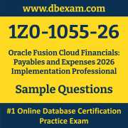 1Z0-1055-26 PDF, 1Z0-1055-26 Dumps PDF Free Download, 1Z0-1055-26 Latest Dumps Free PDF, Fusion Cloud Financials Payables and Expenses Implementation Professional PDF Dumps