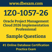 1Z0-1057-26 PDF, 1Z0-1057-26 Dumps PDF Free Download, 1Z0-1057-26 Latest Dumps Free PDF, Project Management Cloud Implementation Professional PDF Dumps