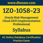 1Z0-1058-23 Syllabus, 1Z0-1058-23 Latest Dumps PDF, Oracle Risk Management Cloud Implementation Professional Dumps, 1Z0-1058-23 Free Download PDF Dumps, Risk Management Cloud Implementation Professional Dumps