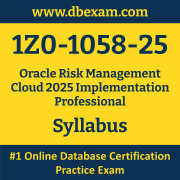 1Z0-1058-25 Syllabus, 1Z0-1058-25 Latest Dumps PDF, Oracle Risk Management Cloud Implementation Professional Dumps, 1Z0-1058-25 Free Download PDF Dumps, Risk Management Cloud Implementation Professional Dumps