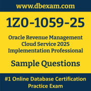1Z0-1059-25 PDF, 1Z0-1059-25 Dumps PDF Free Download, 1Z0-1059-25 Latest Dumps Free PDF, Revenue Management Cloud Service Implementation Professional PDF Dumps