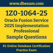 1Z0-1064-25 PDF, 1Z0-1064-25 Dumps PDF Free Download, 1Z0-1064-25 Latest Dumps Free PDF, Fusion Service Implementation Professional PDF Dumps