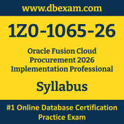 1Z0-1065-26 Syllabus, 1Z0-1065-26 Latest Dumps PDF, Oracle Fusion Cloud Procurement Implementation Professional Dumps, 1Z0-1065-26 Free Download PDF Dumps, Fusion Cloud Procurement Implementation Professional Dumps