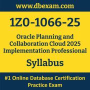 1Z0-1066-25 Syllabus, 1Z0-1066-25 Latest Dumps PDF, Oracle Planning and Collaboration Cloud Implementation Professional Dumps, 1Z0-1066-25 Free Download PDF Dumps, Planning and Collaboration Cloud Implementation Professional Dumps