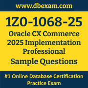 1Z0-1068-25 PDF, 1Z0-1068-25 Dumps PDF Free Download, 1Z0-1068-25 Latest Dumps Free PDF, CX Commerce Implementation Professional PDF Dumps
