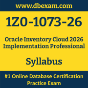 1Z0-1073-26 Syllabus, 1Z0-1073-26 Latest Dumps PDF, Oracle Inventory Cloud Implementation Professional Dumps, 1Z0-1073-26 Free Download PDF Dumps, Inventory Cloud Implementation Professional Dumps