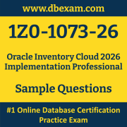 1Z0-1073-26 PDF, 1Z0-1073-26 Dumps PDF Free Download, 1Z0-1073-26 Latest Dumps Free PDF, Inventory Cloud Implementation Professional PDF Dumps
