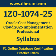1Z0-1074-25 Syllabus, 1Z0-1074-25 Latest Dumps PDF, Oracle Cost Management Cloud Implementation Professional Dumps, 1Z0-1074-25 Free Download PDF Dumps, Cost Management Cloud Implementation Professional Dumps