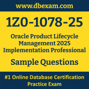 1Z0-1078-25 PDF, 1Z0-1078-25 Dumps PDF Free Download, 1Z0-1078-25 Latest Dumps Free PDF, Product Lifecycle Management Implementation Professional PDF Dumps