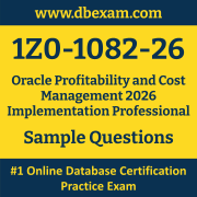 1Z0-1082-26 PDF, 1Z0-1082-26 Dumps PDF Free Download, 1Z0-1082-26 Latest Dumps Free PDF, Profitability and Cost Management Implementation Professional PDF Dumps
