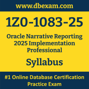 1Z0-1083-25 Syllabus, 1Z0-1083-25 Latest Dumps PDF, Oracle Narrative Reporting Implementation Professional Dumps, 1Z0-1083-25 Free Download PDF Dumps, Narrative Reporting Implementation Professional Dumps