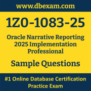 1Z0-1083-25 PDF, 1Z0-1083-25 Dumps PDF Free Download, 1Z0-1083-25 Latest Dumps Free PDF, Narrative Reporting Implementation Professional PDF Dumps