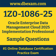 1Z0-1086-25 PDF, 1Z0-1086-25 Dumps PDF Free Download, 1Z0-1086-25 Latest Dumps Free PDF, Enterprise Data Management Cloud Implementation Professional PDF Dumps