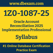 1Z0-1087-25 Syllabus, 1Z0-1087-25 Latest Dumps PDF, Oracle Account Reconciliation Implementation Professional Dumps, 1Z0-1087-25 Free Download PDF Dumps, Account Reconciliation Implementation Professional Dumps