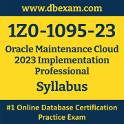 1Z0-1095-23 Syllabus, 1Z0-1095-23 Latest Dumps PDF, Oracle Maintenance Cloud Implementation Professional Dumps, 1Z0-1095-23 Free Download PDF Dumps, Maintenance Cloud Implementation Professional Dumps