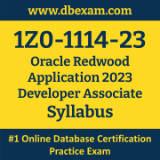 1Z0-1114-23 Syllabus, 1Z0-1114-23 Latest Dumps PDF, Oracle Redwood Application Developer Associate Dumps, 1Z0-1114-23 Free Download PDF Dumps, Redwood Application Developer Associate Dumps