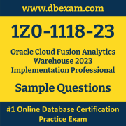 1Z0-1118-23 PDF, 1Z0-1118-23 Dumps PDF Free Download, 1Z0-1118-23 Latest Dumps Free PDF, Cloud Fusion Analytics Warehouse Implementation Professional PDF Dumps