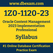 1Z0-1120-23 Syllabus, 1Z0-1120-23 Latest Dumps PDF, Oracle Content Management Implementation Professional Dumps, 1Z0-1120-23 Free Download PDF Dumps, Content Management Implementation Professional Dumps