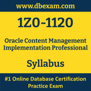 1Z0-1120 Syllabus, 1Z0-1120 Latest Dumps PDF, Oracle Content Management Implementation Professional Dumps, 1Z0-1120 Free Download PDF Dumps, Content Management Implementation Professional Dumps