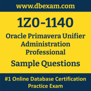 1Z0-1140 PDF, 1Z0-1140 Dumps PDF Free Download, 1Z0-1140 Latest Dumps Free PDF, Primavera Unifier Administration Professional PDF Dumps