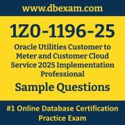 1Z0-1196-25 PDF, 1Z0-1196-25 Dumps PDF Free Download, 1Z0-1196-25 Latest Dumps Free PDF, Utilities Customer to Meter and Customer Cloud Service Implementation Professional PDF Dumps