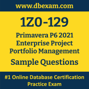 1Z0-129 PDF, 1Z0-129 Dumps PDF Free Download, 1Z0-129 Latest Dumps Free PDF, Primavera P6 Enterprise Project Portfolio Management PDF Dumps