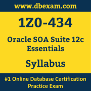 1Z0-434 Syllabus, 1Z0-434 Latest Dumps PDF, Oracle SOA Suite Essentials Dumps, 1Z0-434 Free Download PDF Dumps, SOA Suite Essentials Dumps