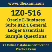 1Z0-516 PDF, 1Z0-516 Dumps PDF Free Download, 1Z0-516 Latest Dumps Free PDF, E-Business Suite (EBS) General Ledger Essentials PDF Dumps