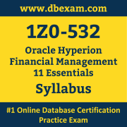 1Z0-532 Syllabus, 1Z0-532 Latest Dumps PDF, Oracle Hyperion Financial Management Essentials Dumps, 1Z0-532 Free Download PDF Dumps, Hyperion Financial Management Essentials Dumps