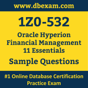 1Z0-532 PDF, 1Z0-532 Dumps PDF Free Download, 1Z0-532 Latest Dumps Free PDF, Hyperion Financial Management Essentials PDF Dumps