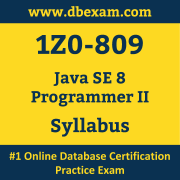 1Z0-809 Syllabus, 1Z0-809 Latest Dumps PDF, Oracle Java SE Programmer II Dumps, 1Z0-809 Free Download PDF Dumps, Professional Java SE 8 Developer Dumps