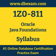1Z0-811 Syllabus, 1Z0-811 Latest Dumps PDF, Oracle Java Foundations Dumps, 1Z0-811 Free Download PDF Dumps, Oracle Certified Foundations Associate, Java Dumps