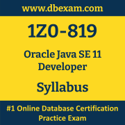 1Z0-819 Syllabus, 1Z0-819 Latest Dumps PDF, Oracle Java SE 11 Developer Dumps, 1Z0-819 Free Download PDF Dumps, Java SE 11 Developer Dumps