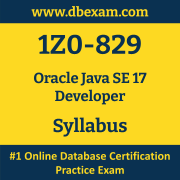 1Z0-829 Syllabus, 1Z0-829 Latest Dumps PDF, Oracle Java SE 17 Developer Dumps, 1Z0-829 Free Download PDF Dumps, Java SE 17 Developer Dumps