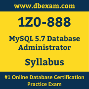 1Z0-888 Syllabus, 1Z0-888 Latest Dumps PDF, Oracle MySQL Database Administrator Dumps, 1Z0-888 Free Download PDF Dumps, MySQL Database Administrator Dumps