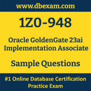1Z0-948 PDF, 1Z0-948 Dumps PDF Free Download, 1Z0-948 Latest Dumps Free PDF, GoldenGate Implementation Associate PDF Dumps