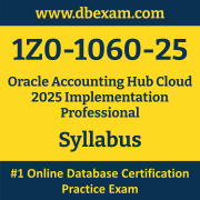 1Z0-1060-25 Syllabus, 1Z0-1060-25 Latest Dumps PDF, Oracle Accounting Hub Cloud Implementation Professional Dumps, 1Z0-1060-25 Free Download PDF Dumps, Accounting Hub Cloud Implementation Professional Dumps