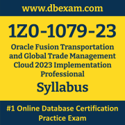 1Z0-1079-23 Syllabus, 1Z0-1079-23 Latest Dumps PDF, Oracle Fusion Transportation and Global Trade Management Cloud Implementation Professional Dumps, 1Z0-1079-23 Free Download PDF Dumps, Fusion Transportation and Global Trade Management Cloud Implementation Professional Dumps