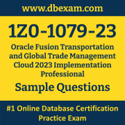 1Z0-1079-23 PDF, 1Z0-1079-23 Dumps PDF Free Download, 1Z0-1079-23 Latest Dumps Free PDF, Fusion Transportation and Global Trade Management Cloud Implementation Professional PDF Dumps