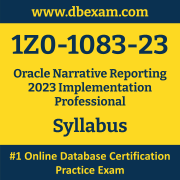 1Z0-1083-23 Syllabus, 1Z0-1083-23 Latest Dumps PDF, Oracle Narrative Reporting Implementation Professional Dumps, 1Z0-1083-23 Free Download PDF Dumps, Narrative Reporting Implementation Professional Dumps