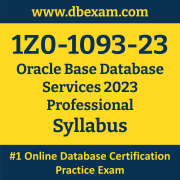 1Z0-1093-23 Syllabus, 1Z0-1093-23 Latest Dumps PDF, Oracle Base Database Services Professional Dumps, 1Z0-1093-23 Free Download PDF Dumps, Base Database Services Professional Dumps